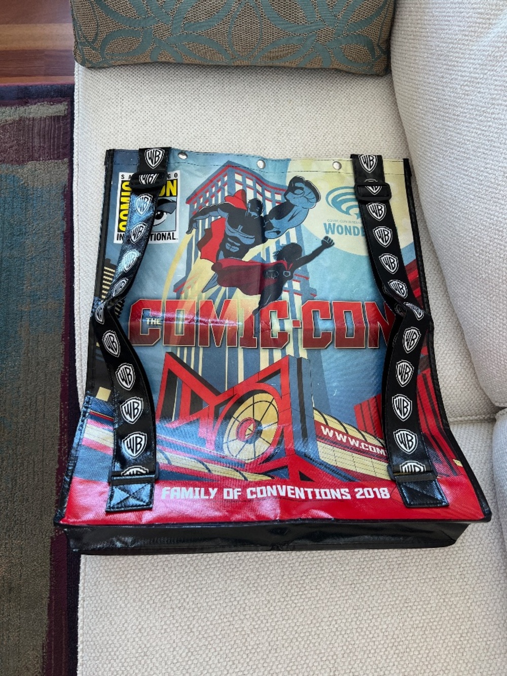 Comic Con souvenir bag/backpack